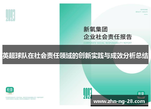 英超球队在社会责任领域的创新实践与成效分析总结 英超球队在社会责任领域的创新实践与成效分析总结