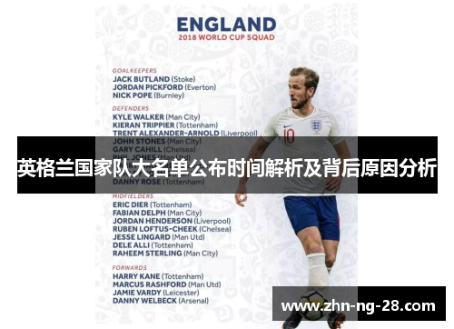 英格兰国家队大名单公布时间解析及背后原因分析 英格兰国家队大名单公布时间解析及背后原因分析